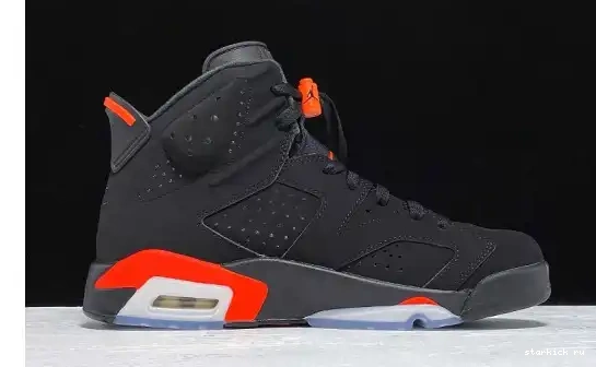 2019 384664-060 JORDAN RETRO BLACK OG AIR 6 INFRARED 384664-060 0628